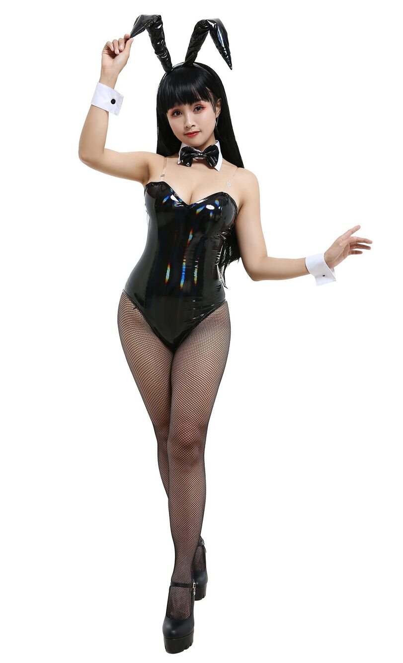 6510 Bunny Girl One Piece Bodysuit Japanese Style Bunny Cosplay Costume